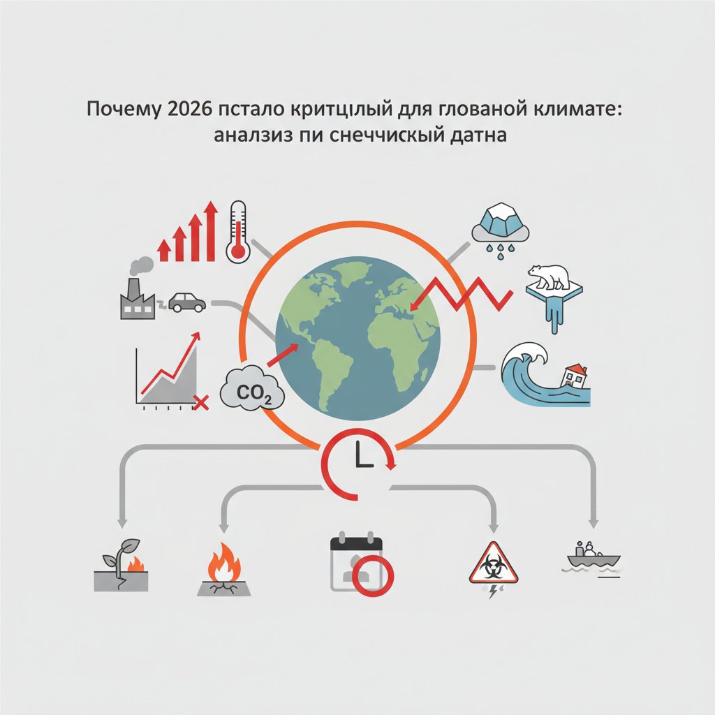 Чому 2026 рік став критичним для глобального клімату: розбір наукових даних