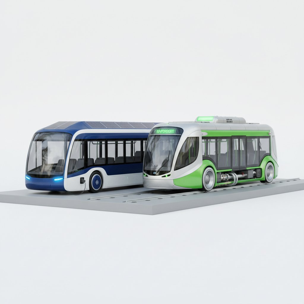 Майбутнє громадського транспорту: електробуси проти водневих трамваїв
