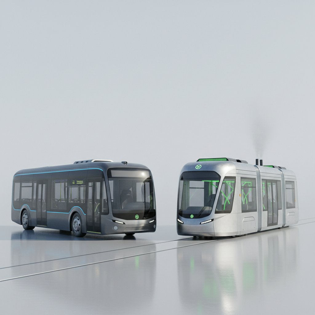 Майбутнє громадського транспорту: електробуси проти водневих трамваїв