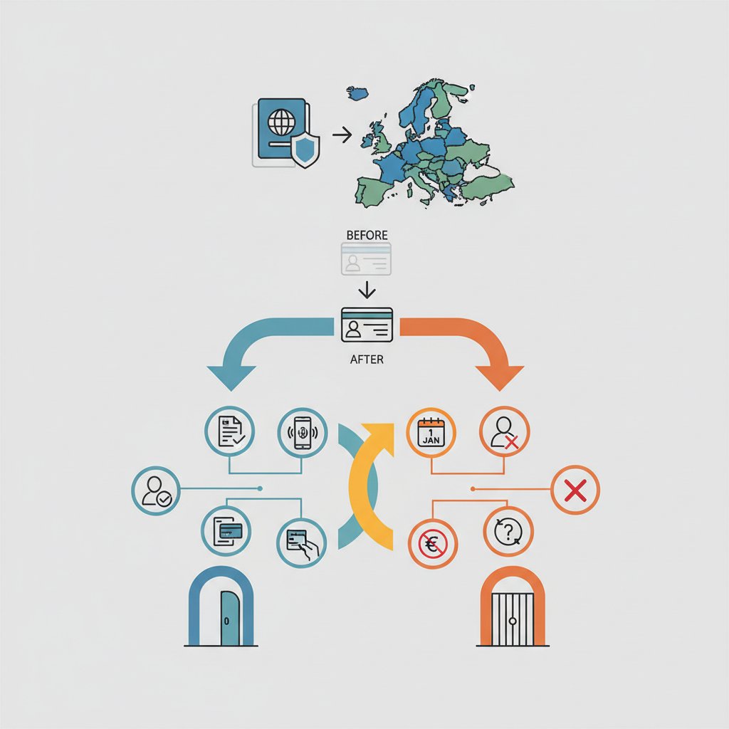 Нові правила в'їзду до країн ЄС для українців: що змінилося з січня