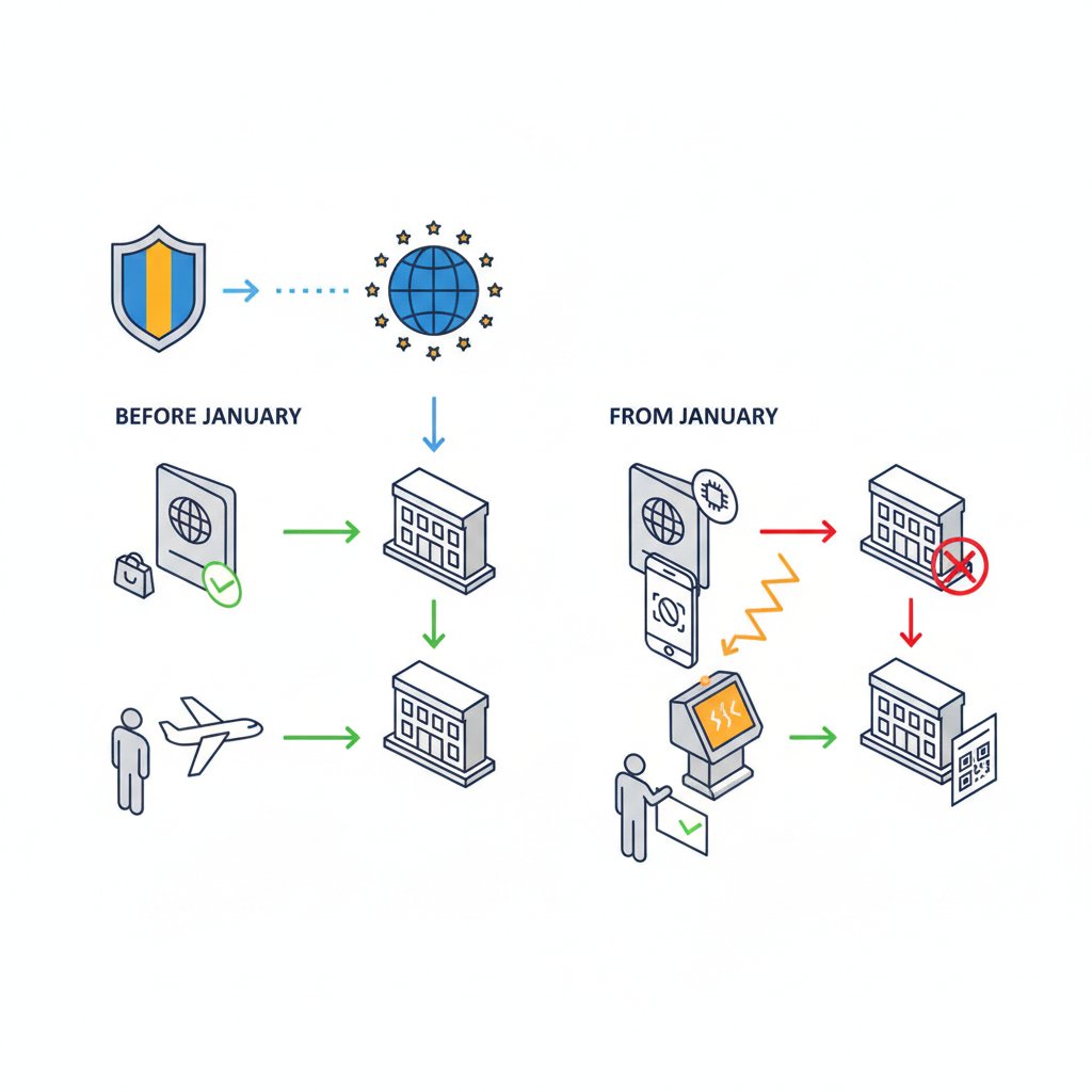 Нові правила в'їзду до країн ЄС для українців: що змінилося з січня