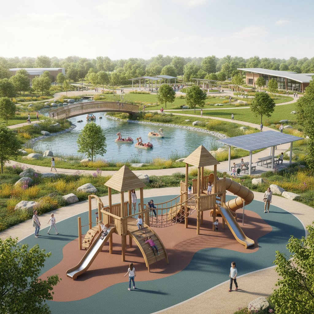 Огляд нових паркових зон, відкритих у 2025-2026 роках: куди піти з дітьми