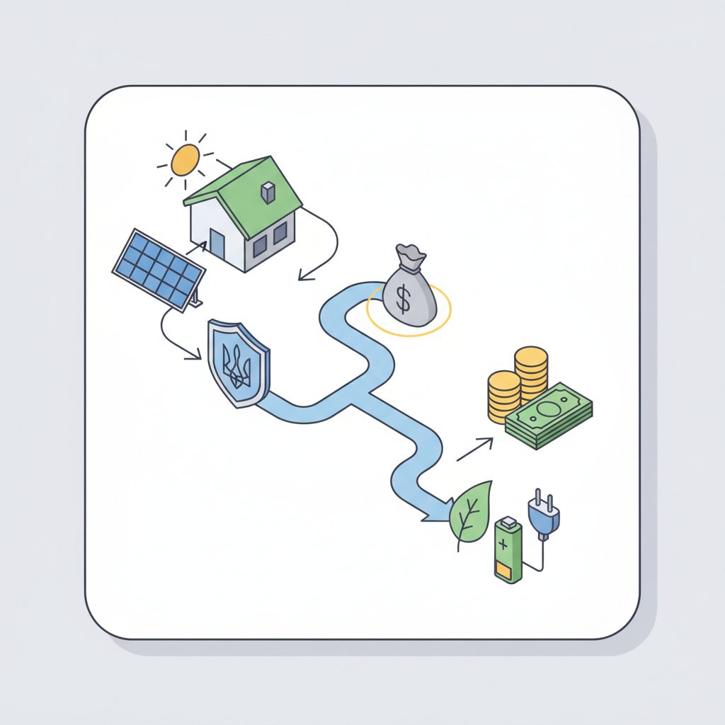 Програма «Зелений дім»: як отримати державну компенсацію на сонячні панелі