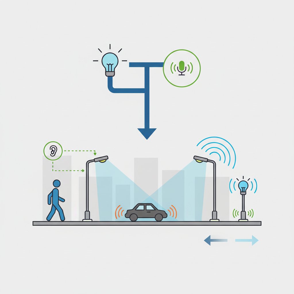 Розумне освітлення та датчики шуму: як технології роблять вулиці безпечнішими
