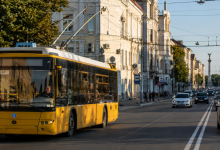 Троллейбус №12 в Полтаве
