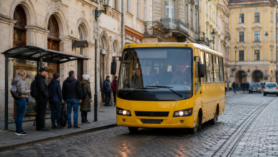 Маршрутка 5 Львів — повний розклад, всі зупинки і карта
