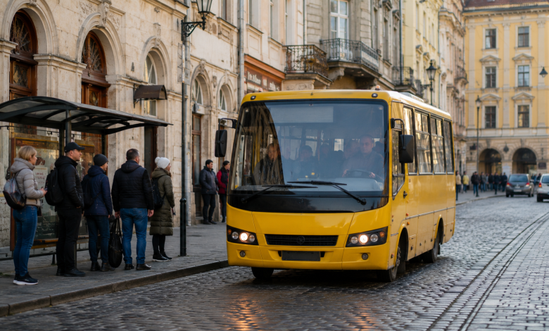 Маршрутка 5 Львів — повний розклад, всі зупинки і карта