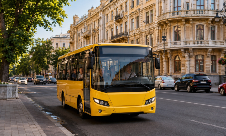 Маршрутка в Одесі на міському маршруті