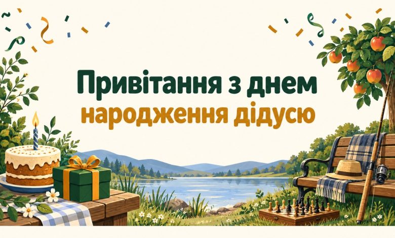 Поздравление с днём рождения, дедушка