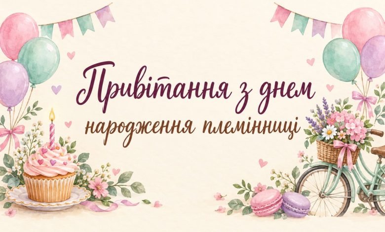 Поздравление с днём рождения племянницы