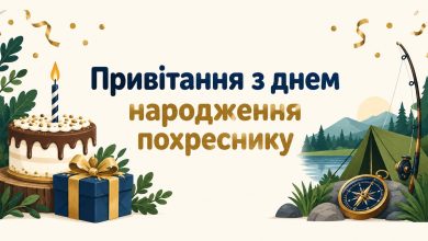 Привітання з днем народження похреснику