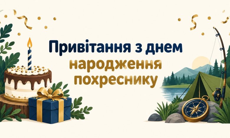 Привітання з днем народження похреснику