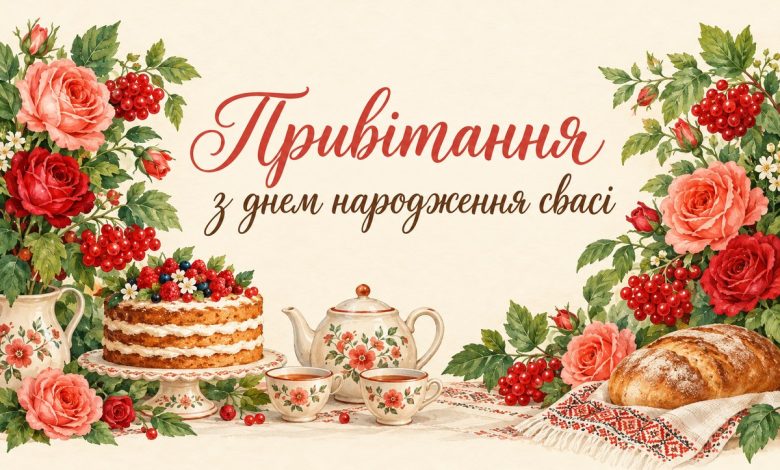 Привітання з днем народження свасі