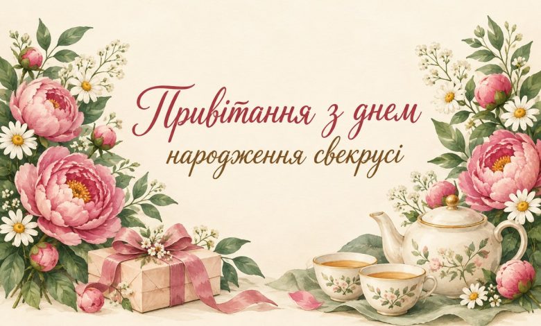 Поздравление с днём рождения свекрови