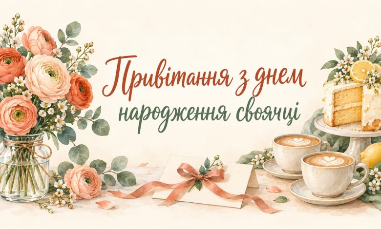 Привітання з днем народження своячці