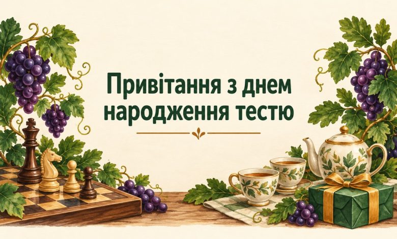 Привітання з днем народження тестю