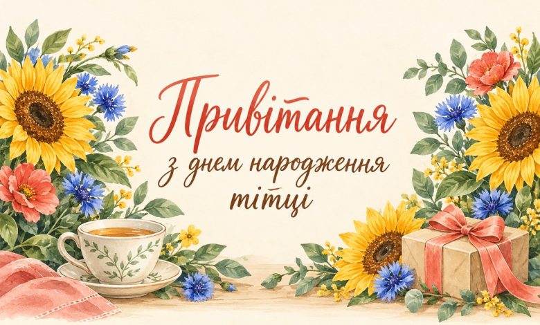 Поздравление с днём рождения тёте