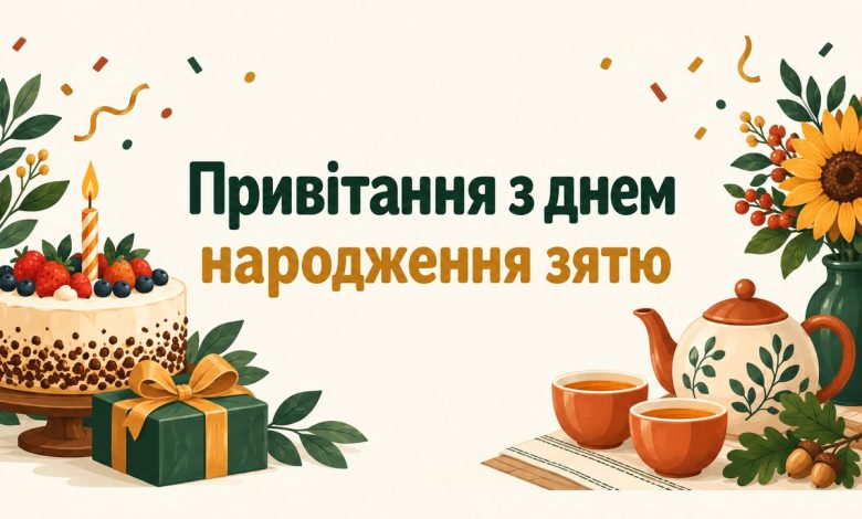Поздравление с днём рождения зятю