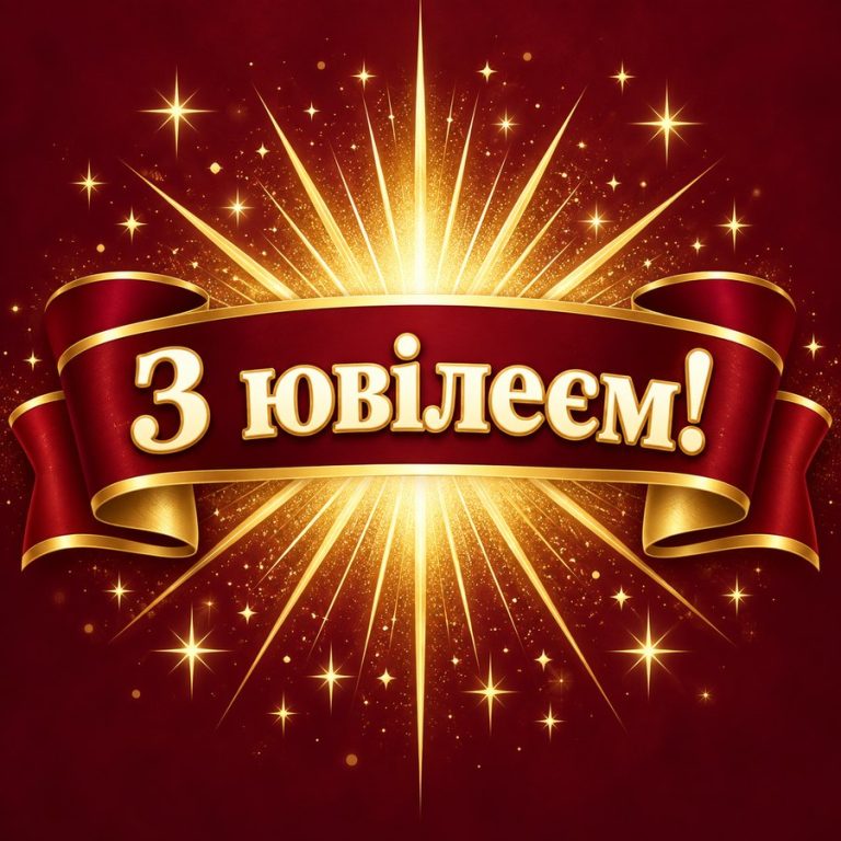 З ювілеєм!