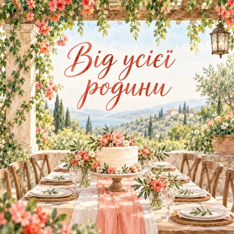 Від усієї родини