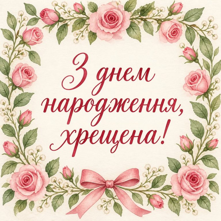 З днем народження, хрещена!