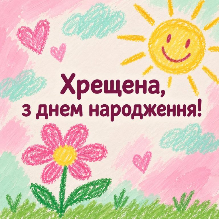 Хрещена, з днем народження!