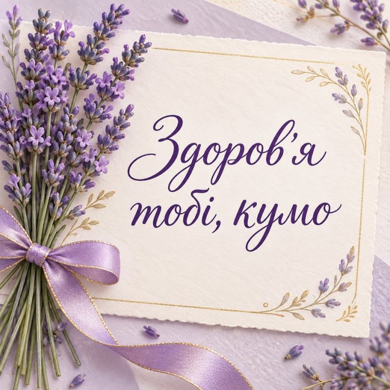 Здоров'я тобі, кумо