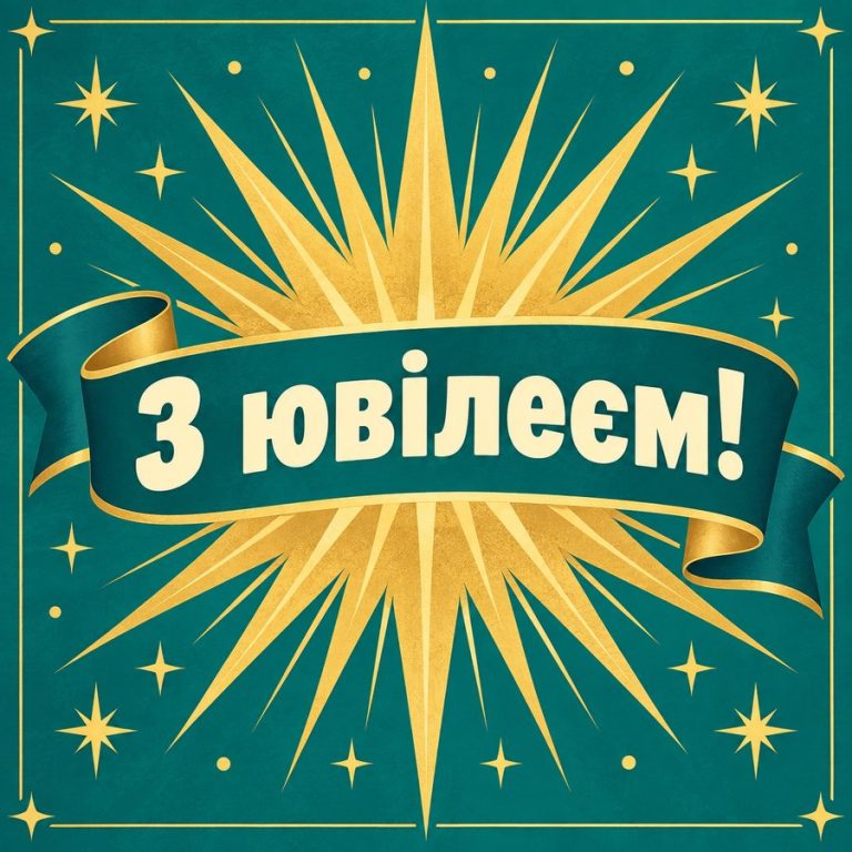 З ювілеєм!