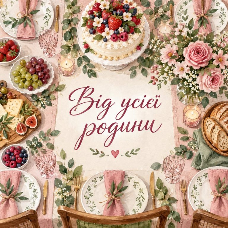 Від усієї родини
