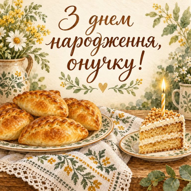 З днем народження, онучку!