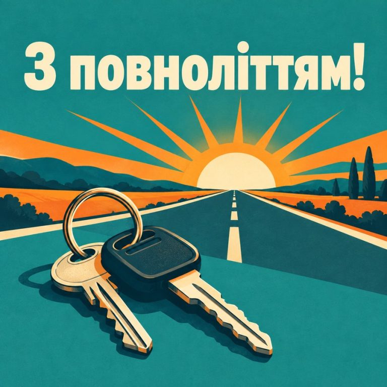 З повноліттям!