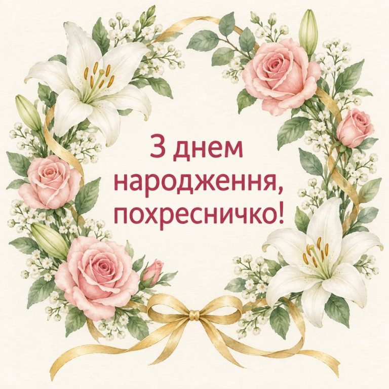 З днем народження, похресничко!