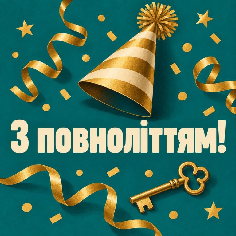 З повноліттям!