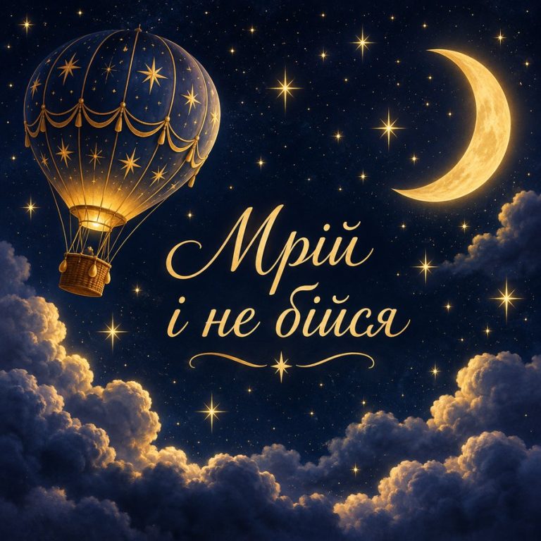 Мрій і не бійся