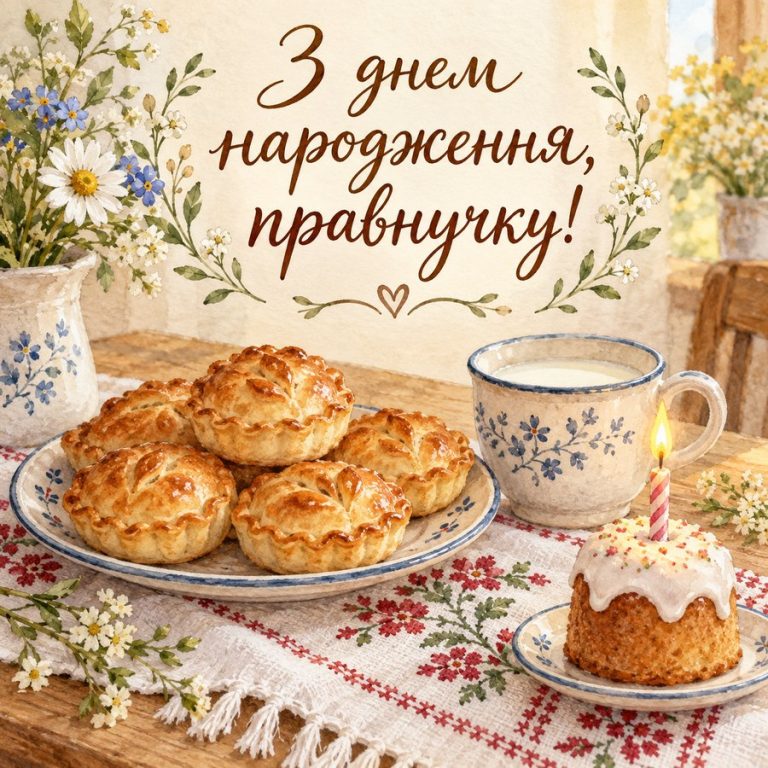 З днем народження, правнучку!