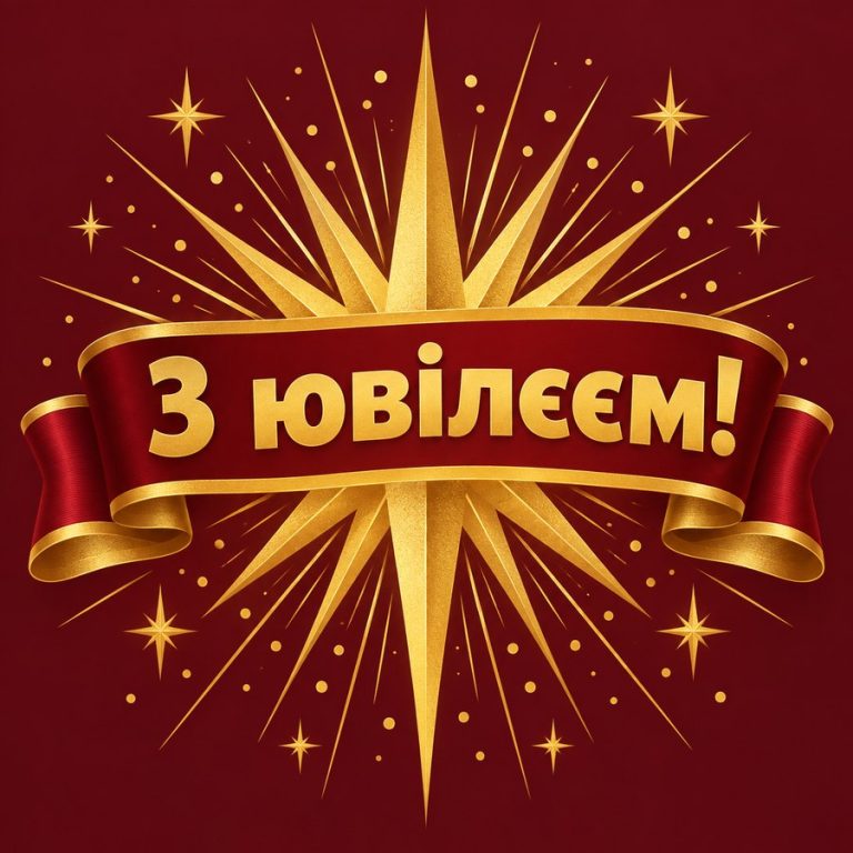 З ювілеєм!