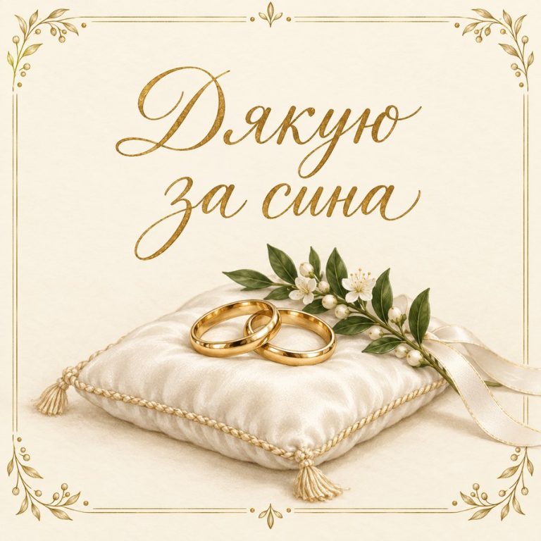 Дякую за сина