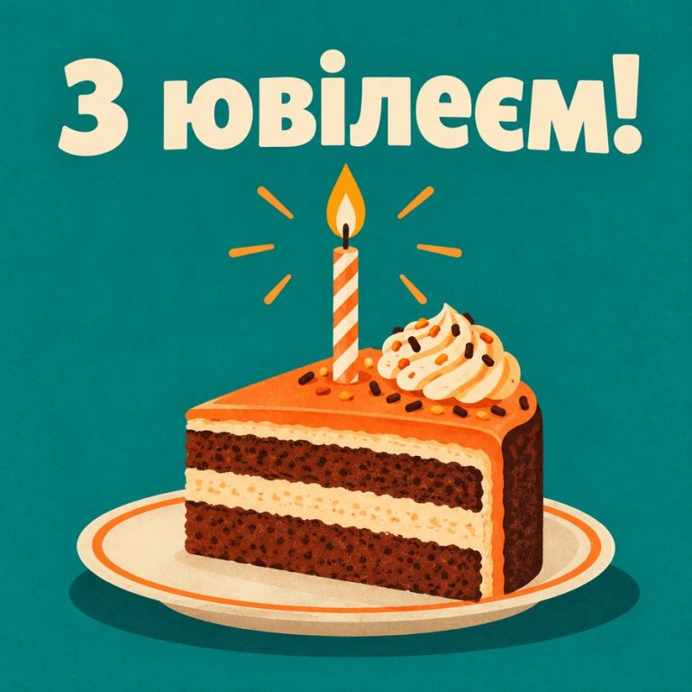 З ювілеєм!