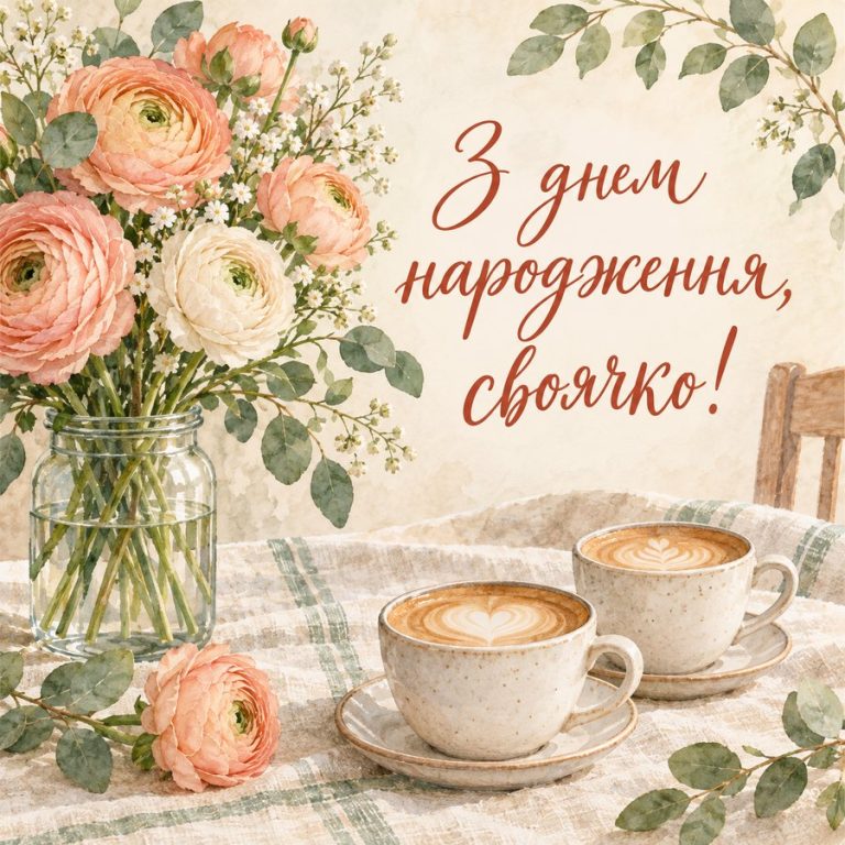 З днем народження, своячко!