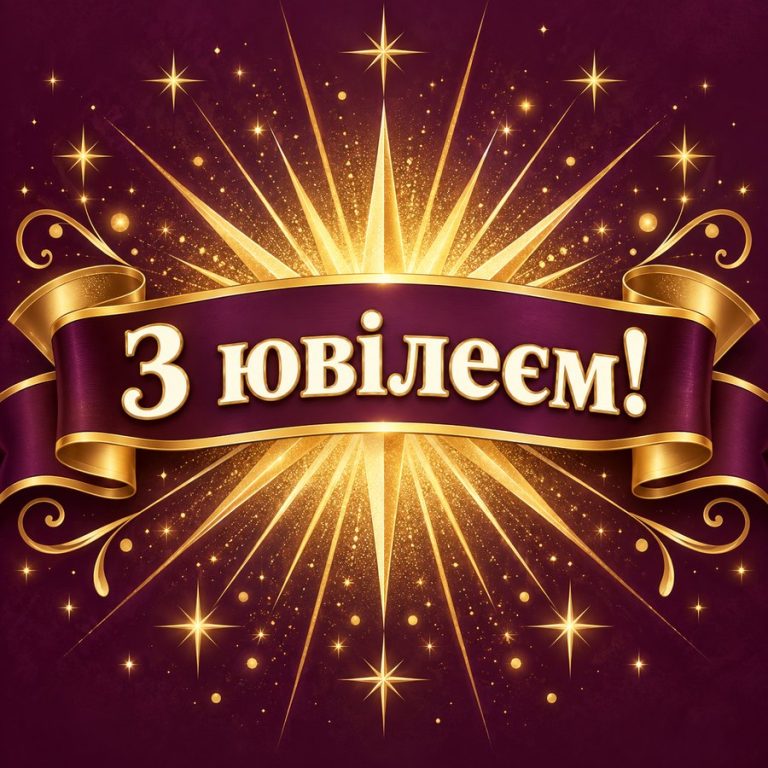 З ювілеєм!