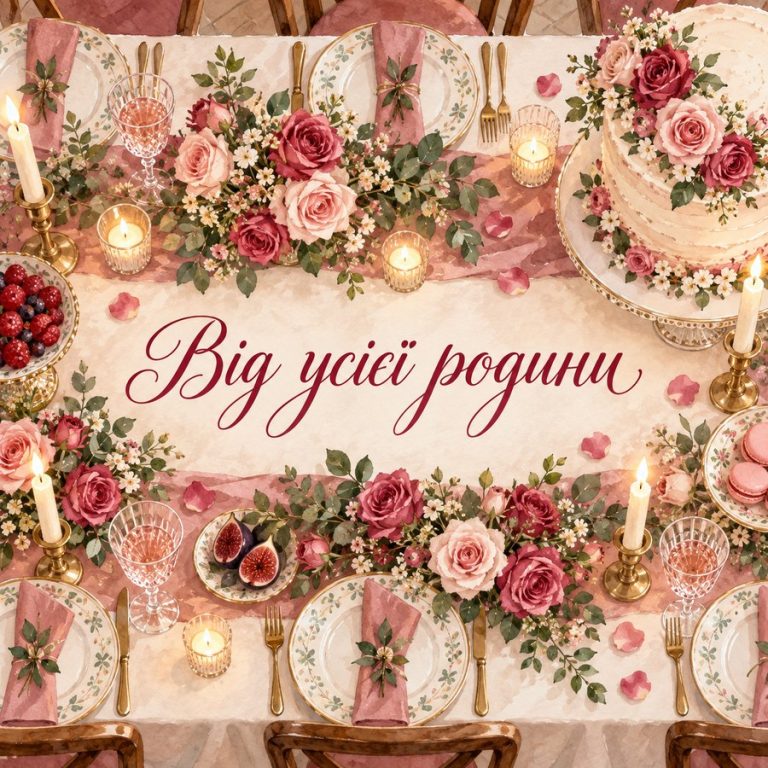 Від усієї родини