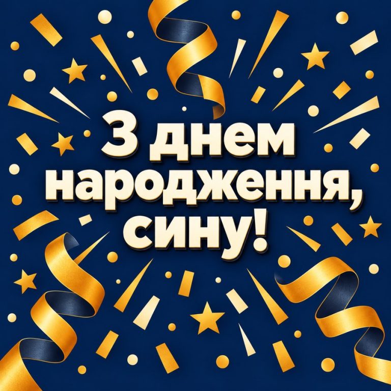 З днем народження, сину!