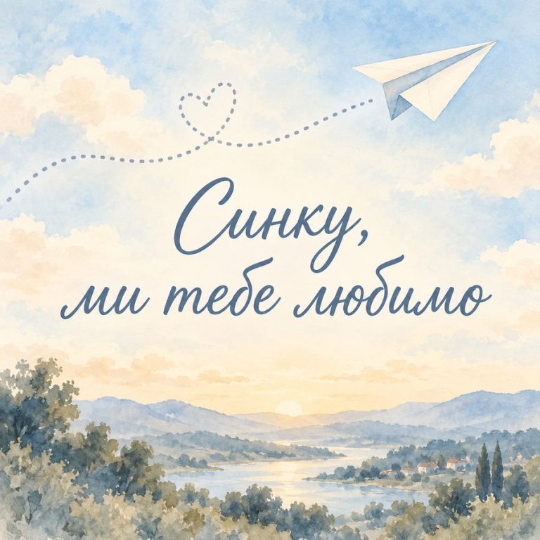 Синку, ми тебе любимо