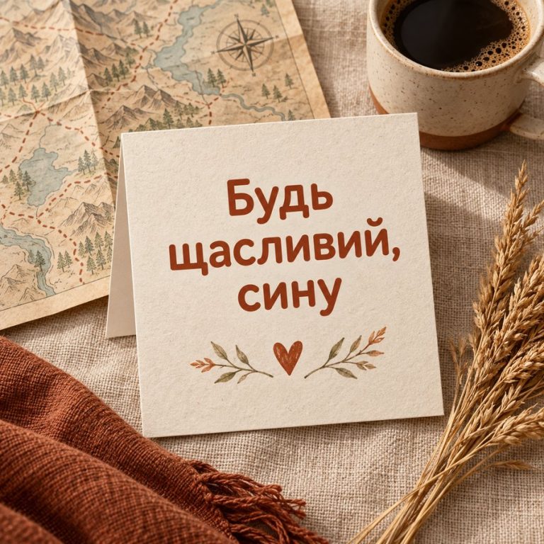 Будь щасливий, сину