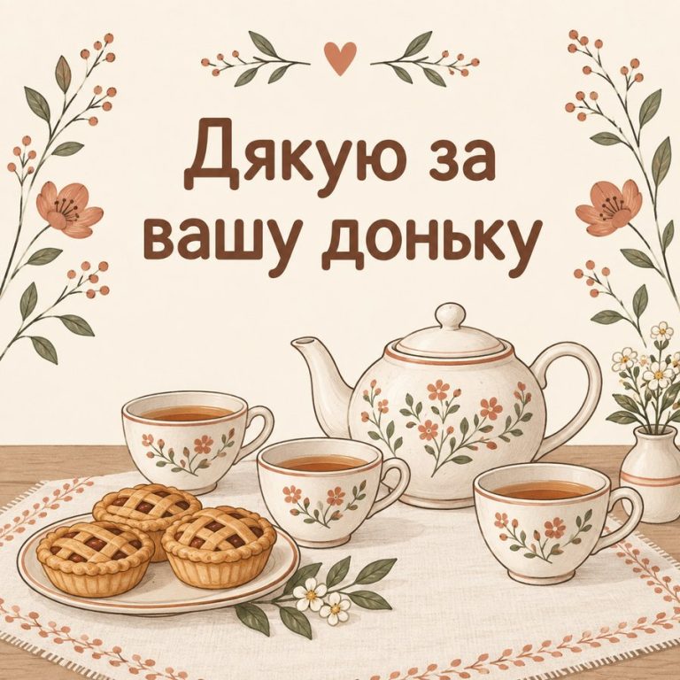 Дякую за вашу доньку