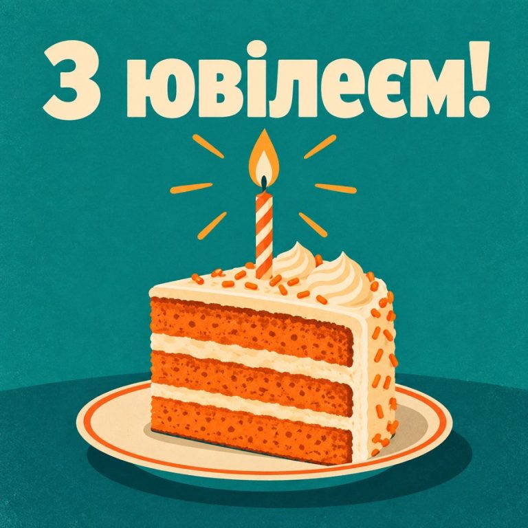 З ювілеєм!