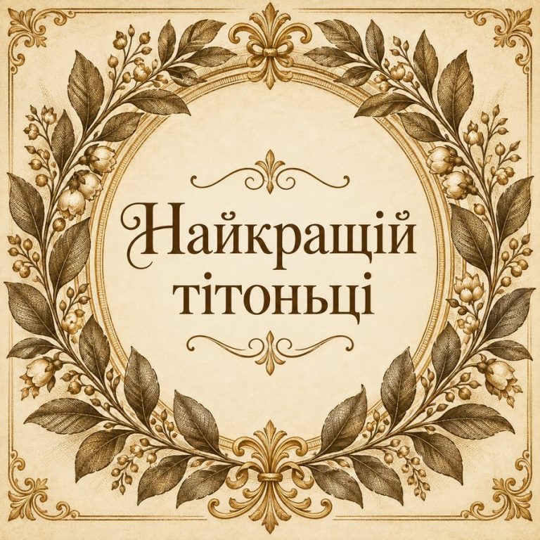 Найкращій тітоньці