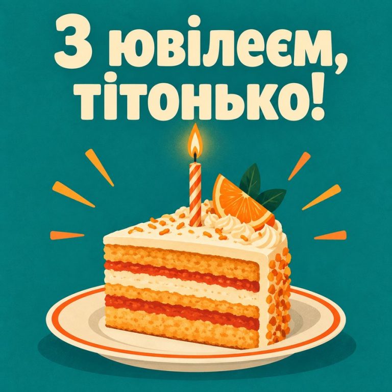 З ювілеєм, тітонько!