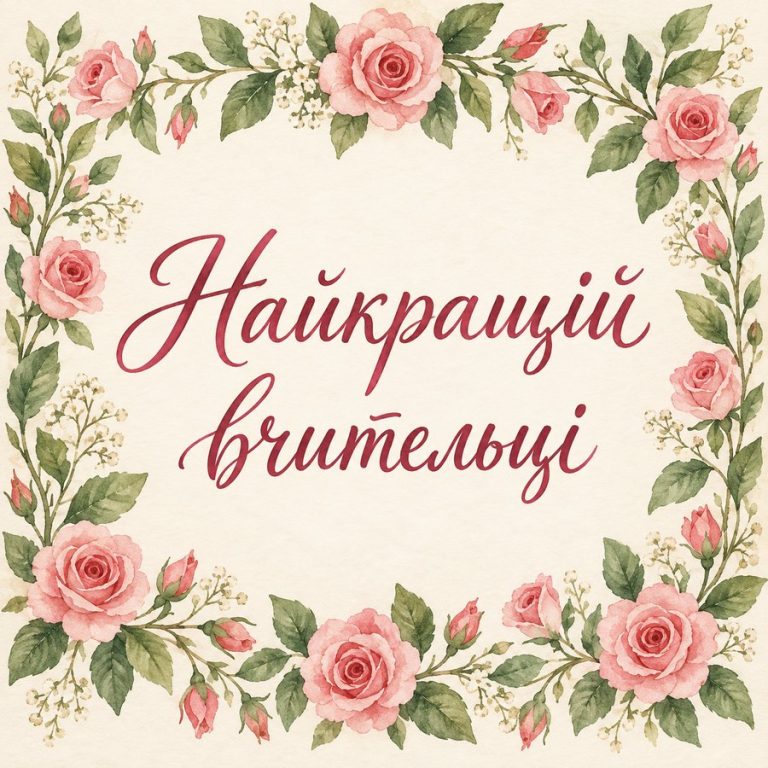 Найкращій вчительці