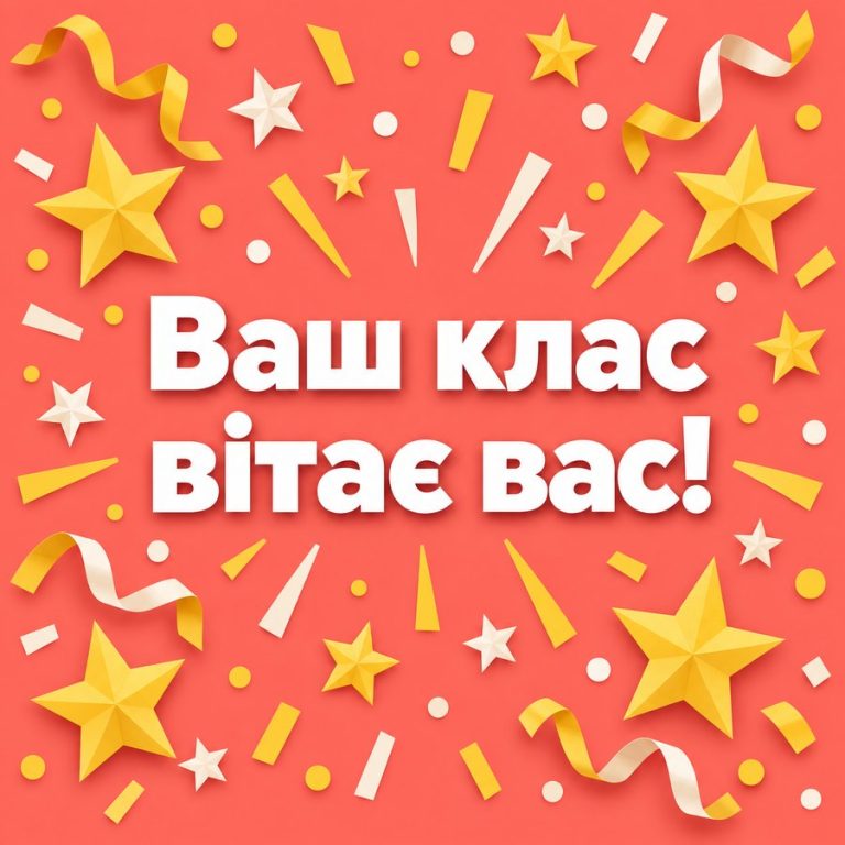 Ваш клас вітає вас!